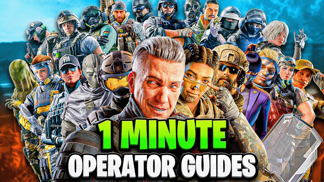 How to Play Every Operator EASY in 1 Minute - Rainbow Six Siege 
