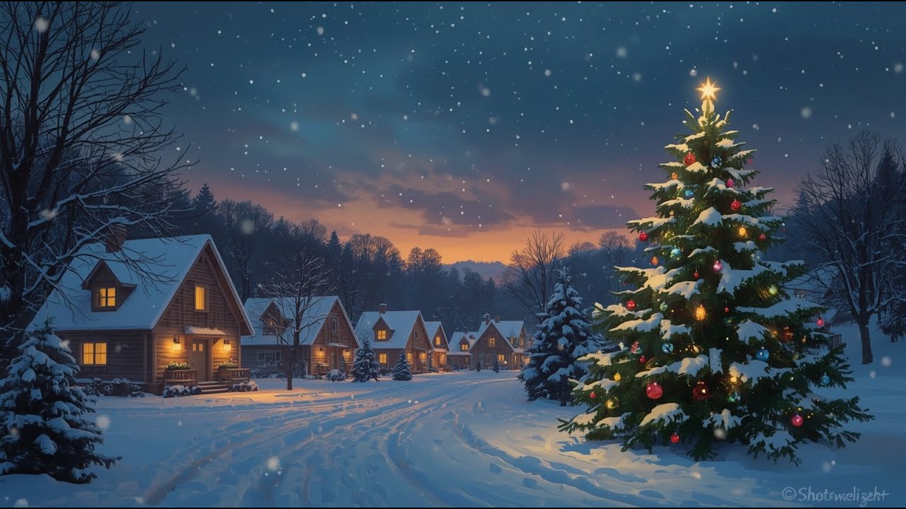 Instrumental Winter Christmas Music 🔥 Soothing Christmas Ambience 🎄Best Relaxing Christmas Music 🎶