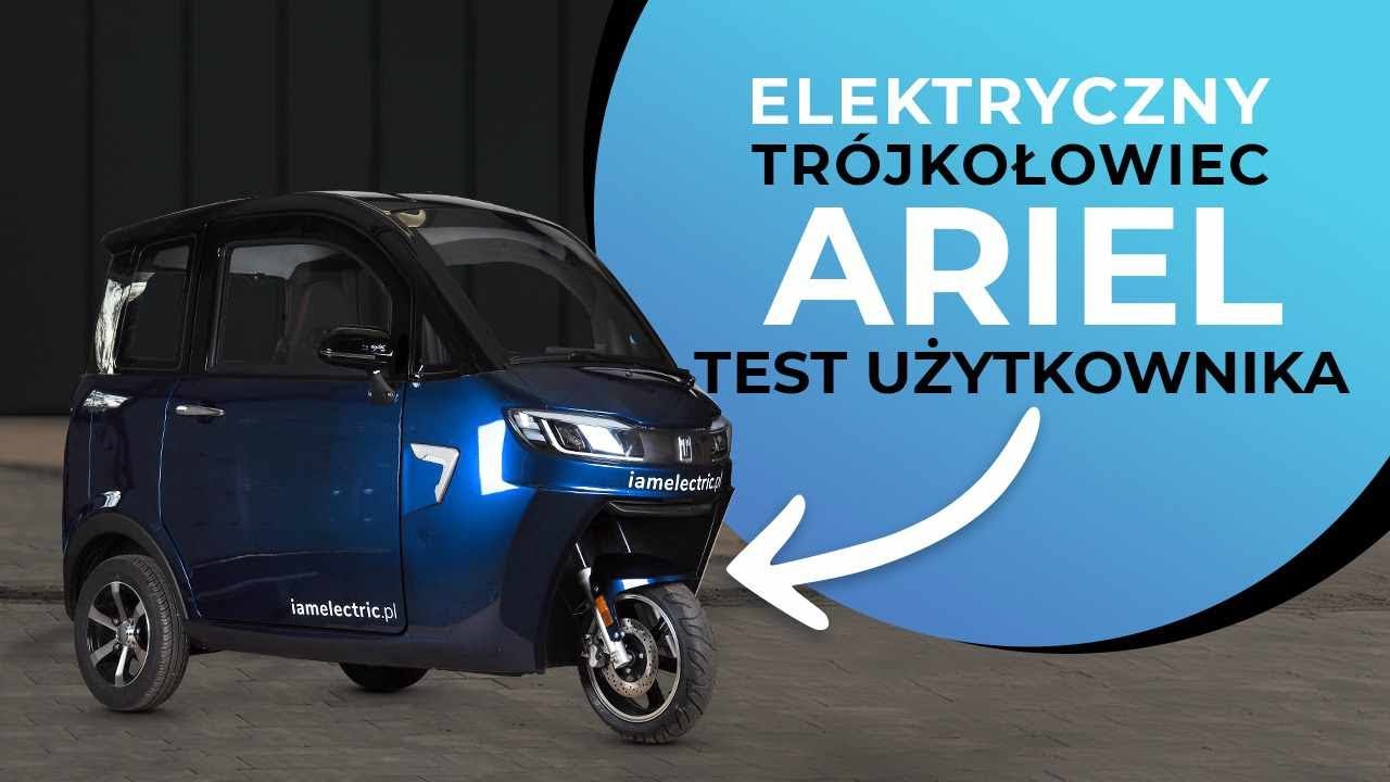 Ariel 2.0 Największe pozytywne zaskoczenie pojazdu elektrycznego na trzech kołach od iamelectric!!