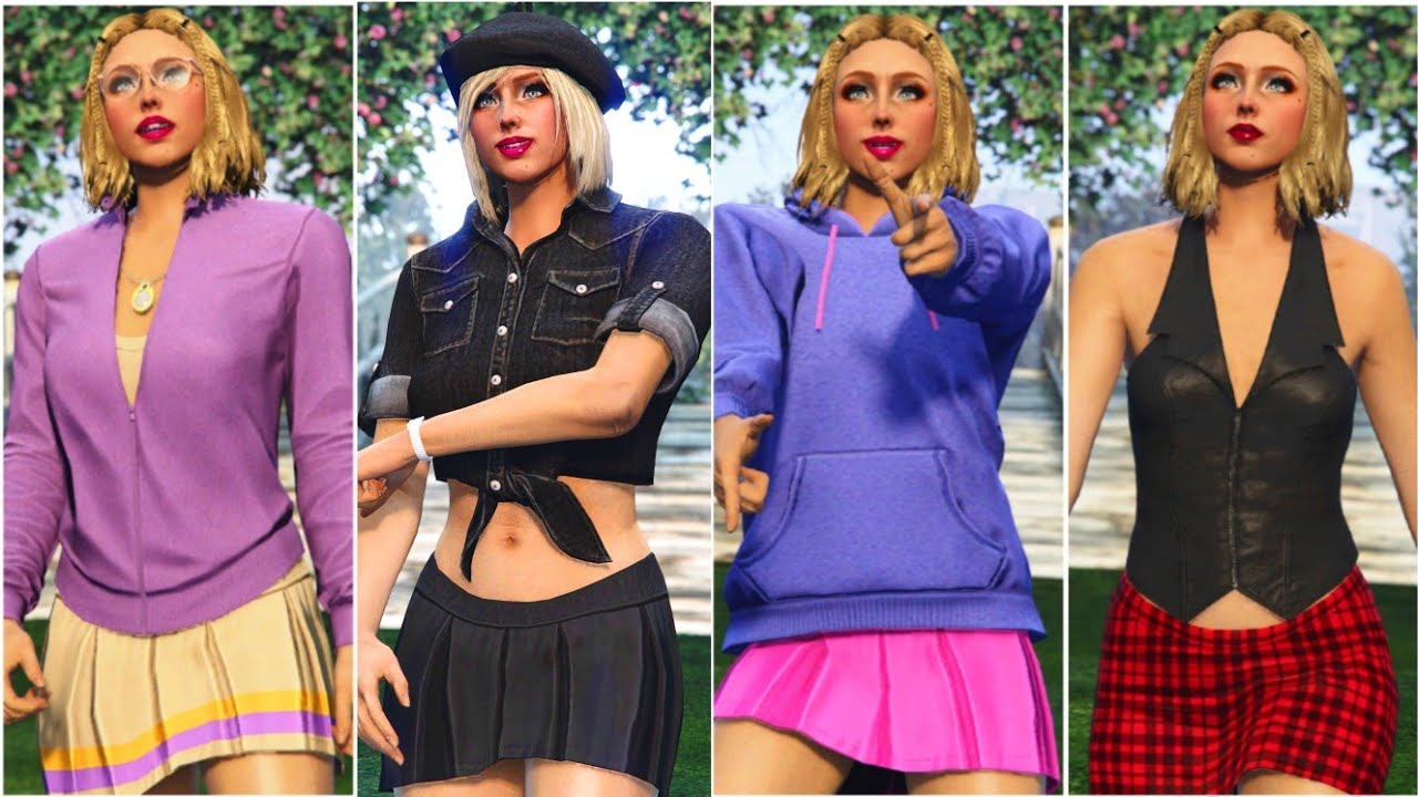 GTA V | 15 Beautiful Skirt Outfits #2 | Requested 🌺