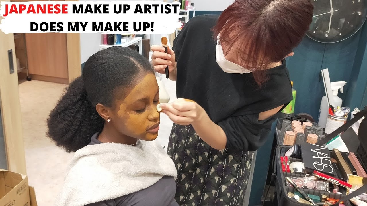 BLACK GIRL GETS MAKEUP DONE IN JAPAN II NEVER EXPECTED THE RESULT! 😲