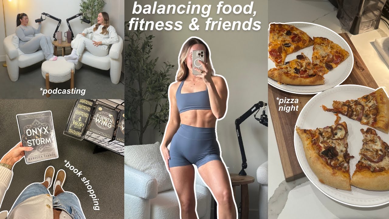Healthy & Realistic Lifestyle Vlog: Workouts, Treat Meals, Social Life & Spin Class | HYBRID ATHLETE