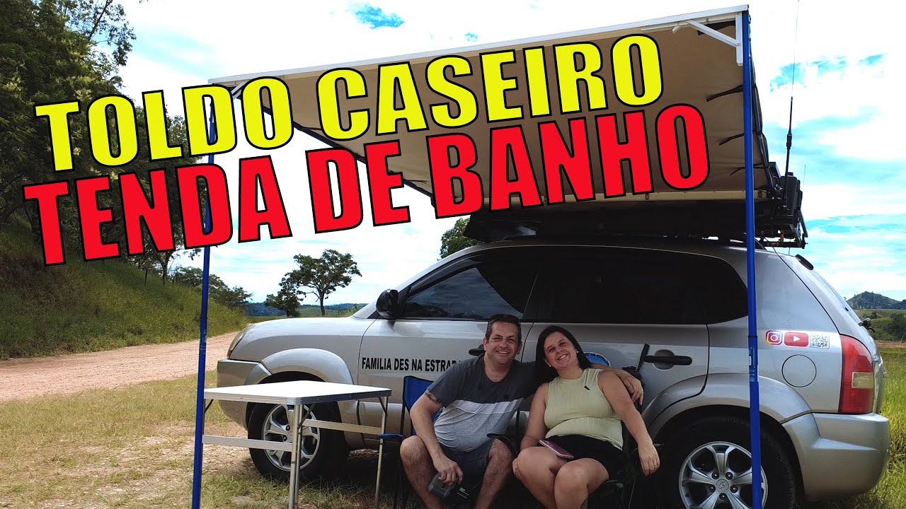 Toldo Caseiro e Tenda de Banho  Quanto Gastamos