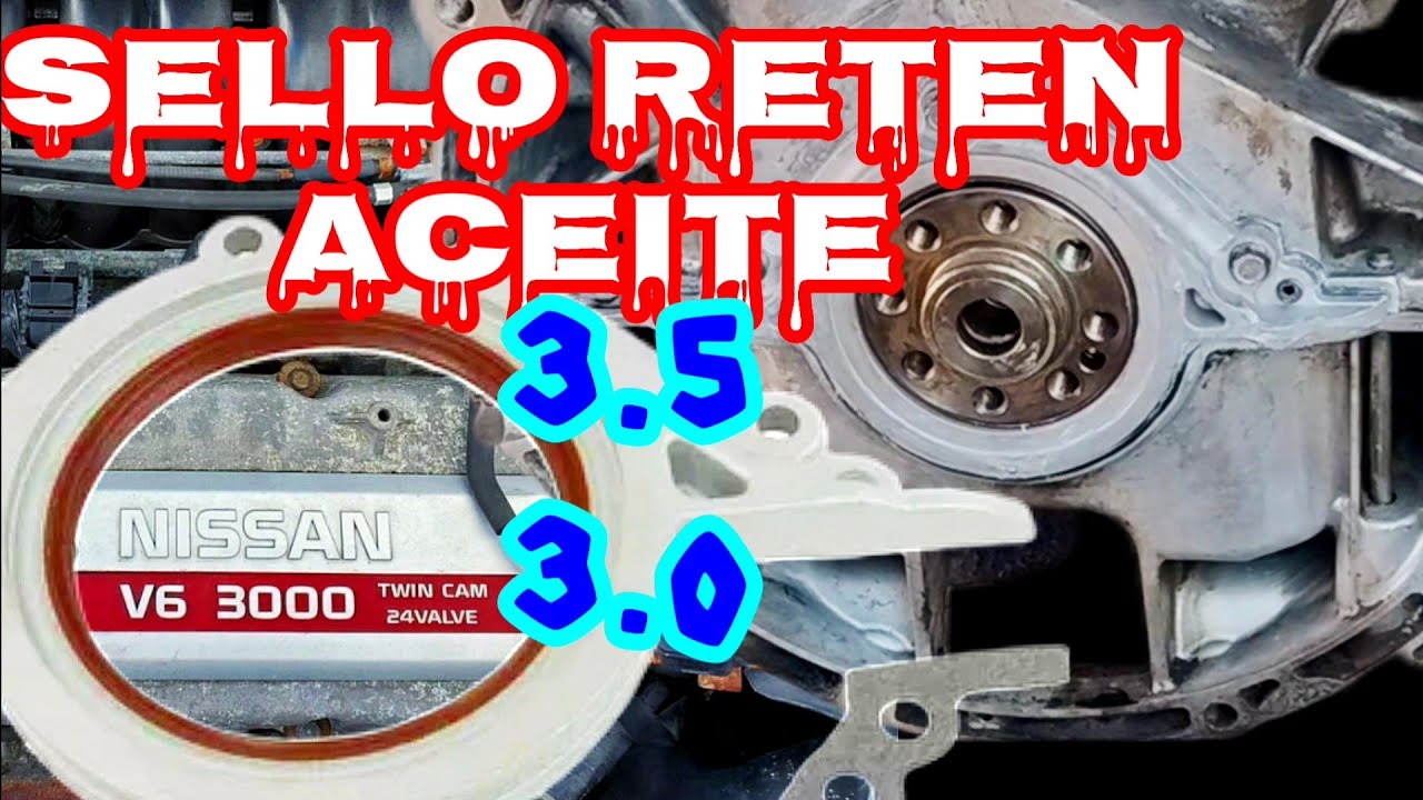 Tira Aceite Nissan 3.5 3.0 Sello Retén Trasero Maxima Altima Murano 350Z