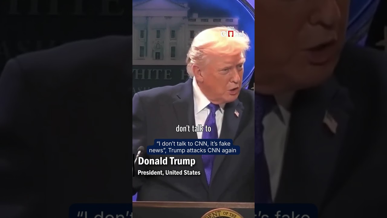 I Don&rsquo;t Talk To CNN, It's Fake News: Trump Refuses CNN Question | #donaldtrump #cnn #tariffs