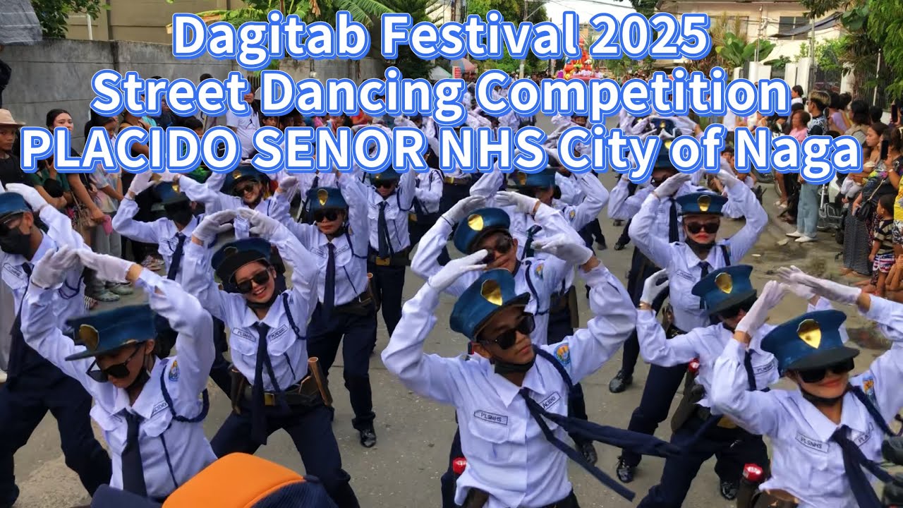 Dagitab Festival 2025 Street Dancing PLACIDO SEÑOR NHS Dance Lights | Pasko sa Naga Cebu 