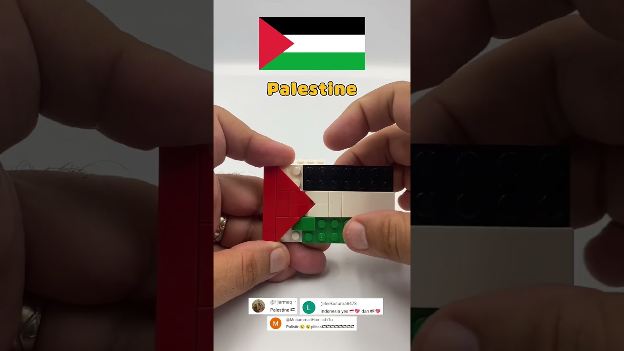 Lego Palestine Flag 🇵🇸 #lego #palestine