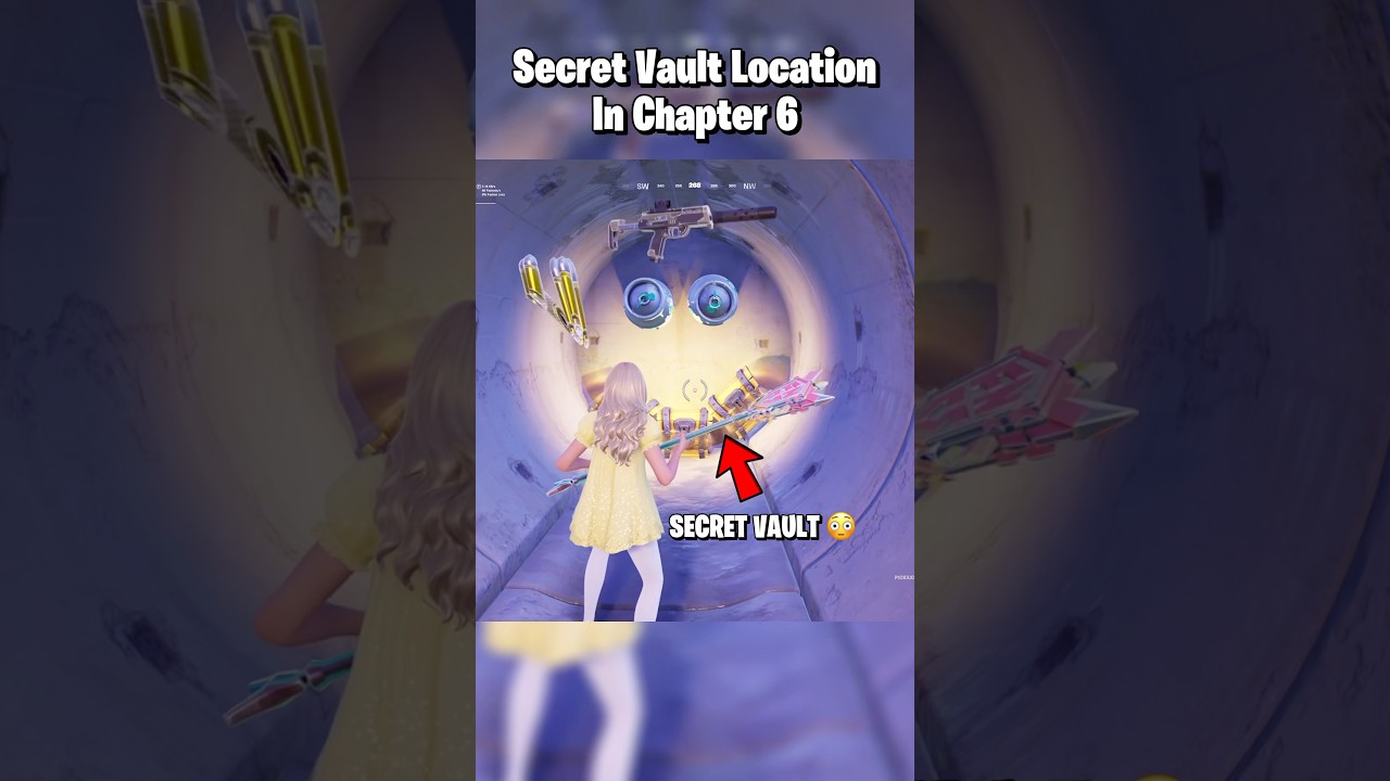 Secret Vault Location in Chapter 6 😳 #fortnite #shorts