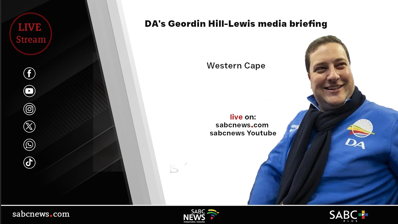 DA's Geordin Hill-Lewis media briefing