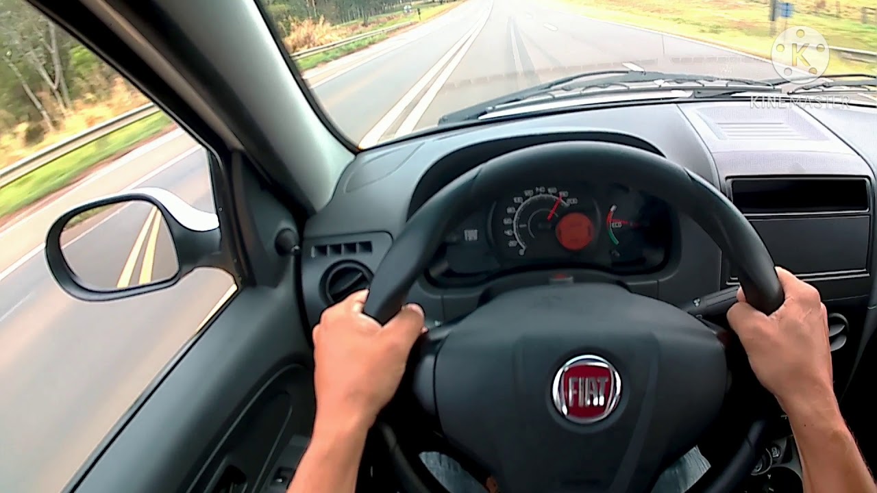 top speed Palio 2016 motor 1.0 fire (velocidade final)