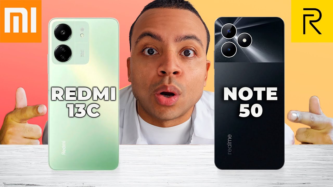 REDMI 13C vs REALME NOTE 50 Qual o Melhor