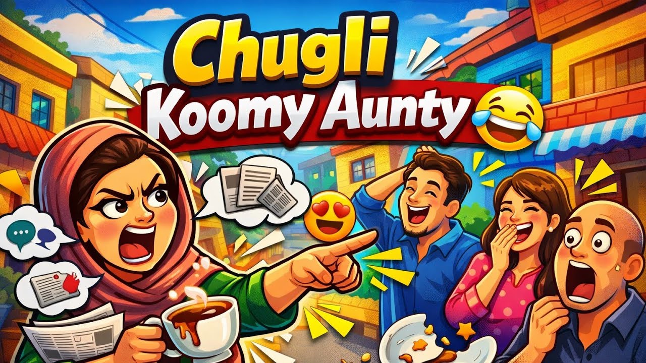 The Gossip Lady of the Neighborhood 😂 | Funny Urdu Story | Story Laugh Club