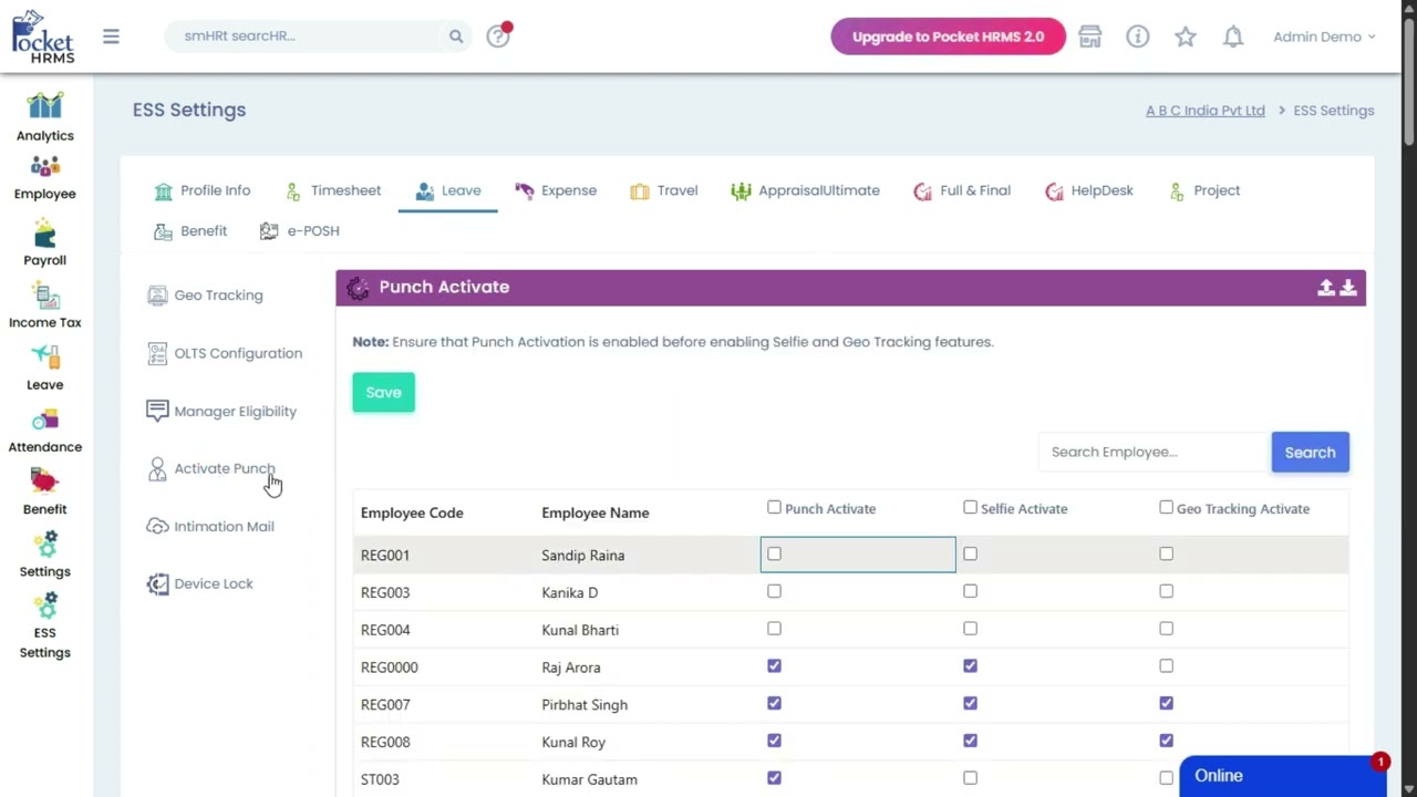 How to Map Employees Under Punching Through Mobile on Pocket HRMS (Step-by-Step Guide)