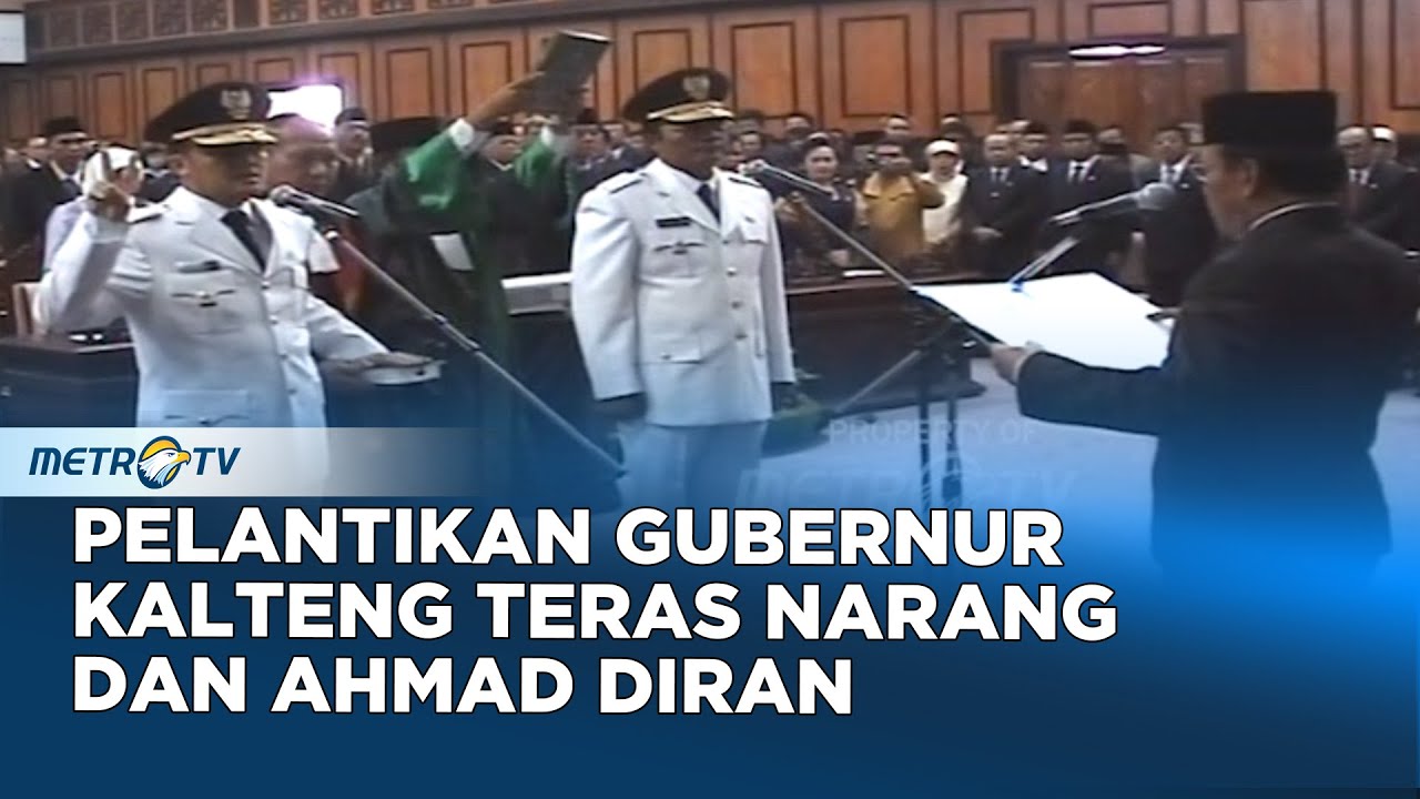 Pelantikan Gubernur Kalteng Teras Narang Dan Ahmad Diran Di Gedung DPRD Dok. 2005