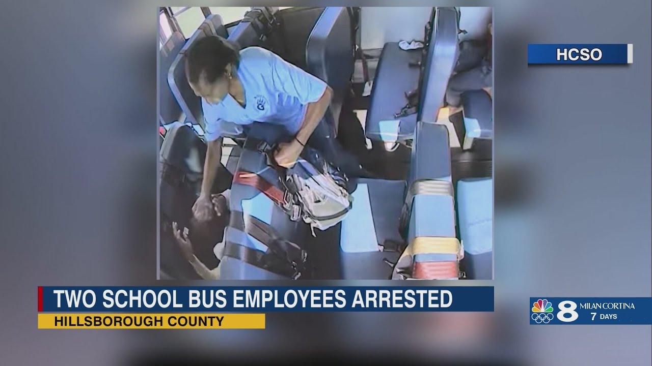 VIDEO: Hillsborough County school bus aide 'terrorized' 10-year-old on bus while driver laughed, she