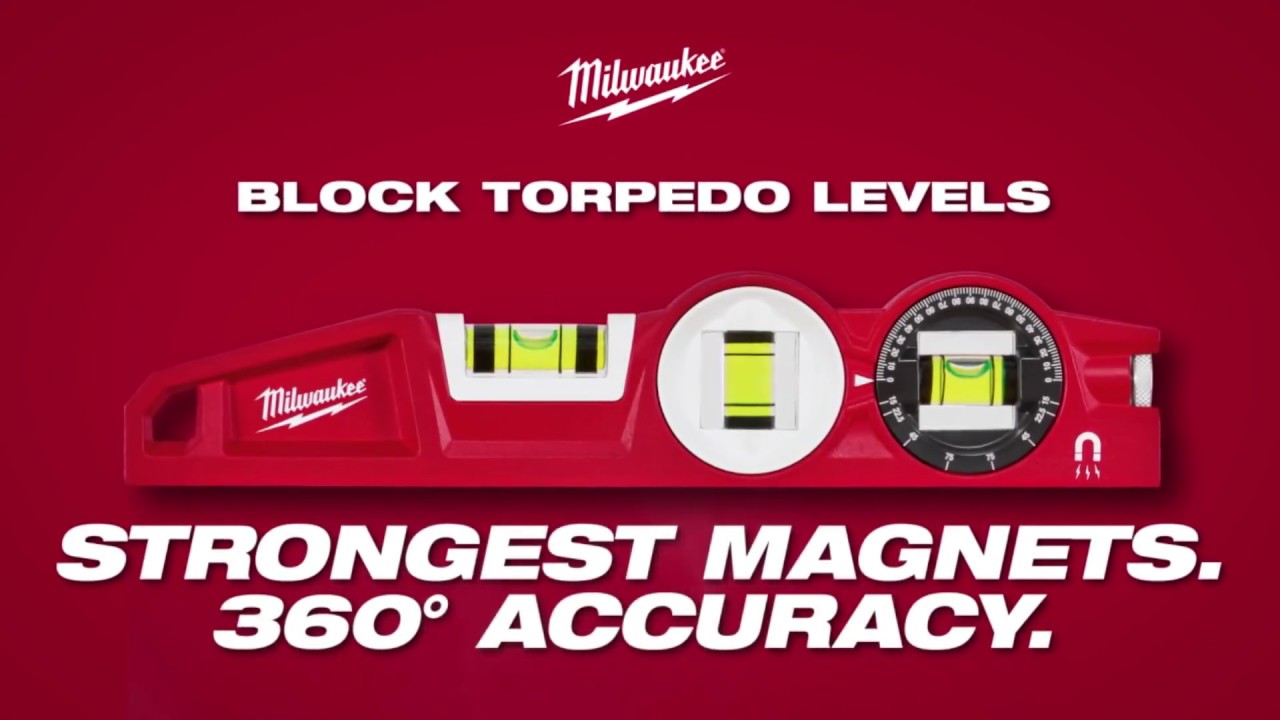 Milwaukee&reg; Block and Billet Torpedo Levels
