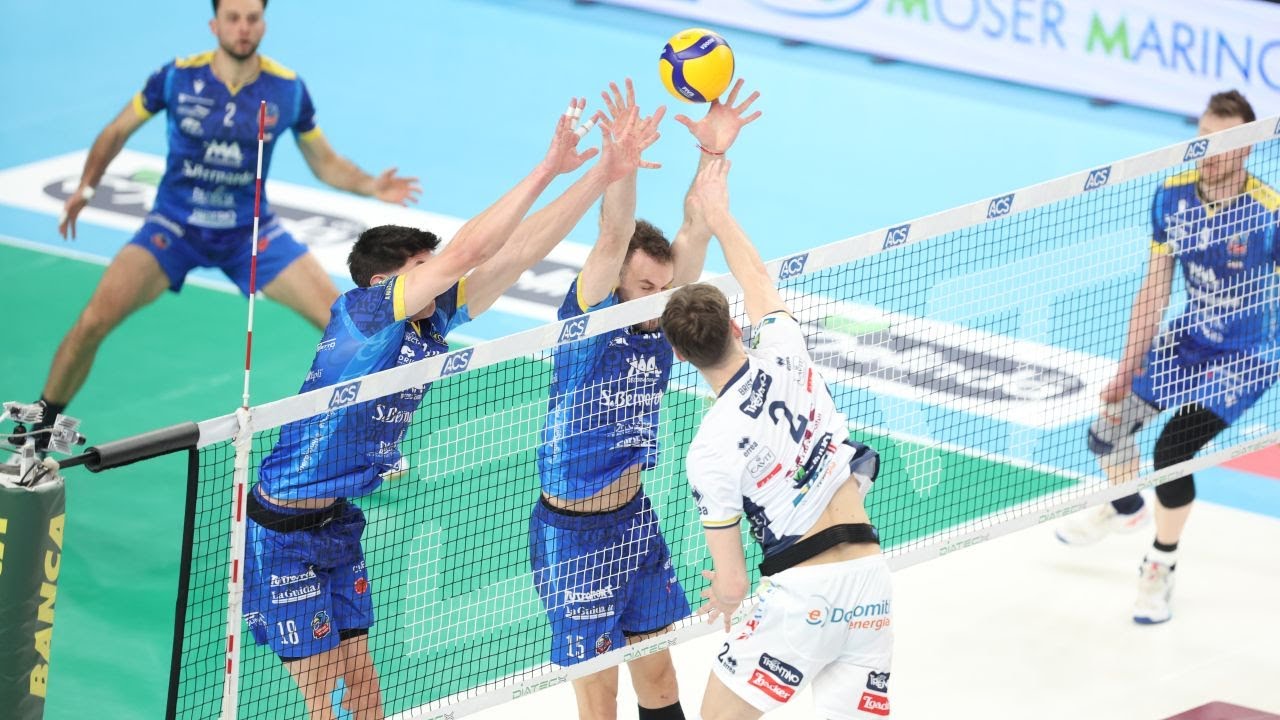💥🏐 HIGHLIGHTS | Itas Trentino-MA Acqua S. Bernardo Cuneo 3-0 (19° turno di SuperLega)
