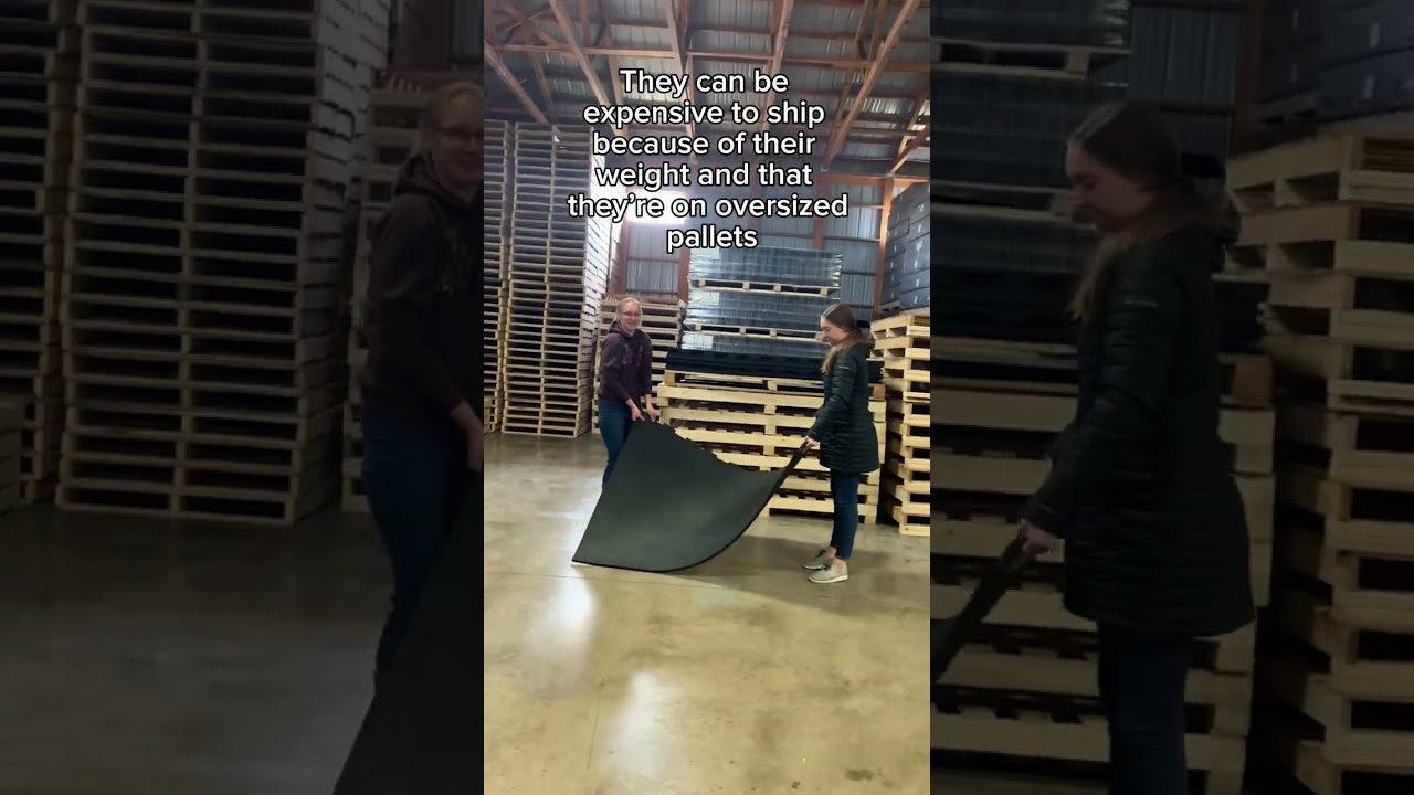 How Heavy Are Rubber Horse Stall Mat?   #horsemats #stallmats #horsebarn #horses #floormats
