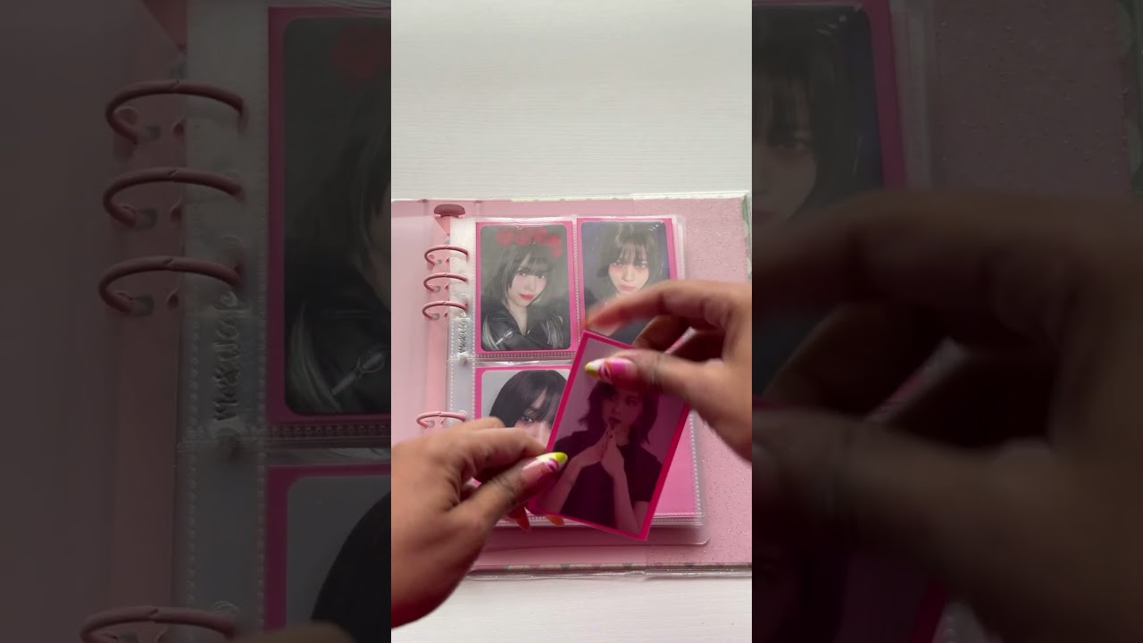 Storing Kpop Photocards In My A5 Binder Itzy #storing #kpop #photocard #a5binder #itzy