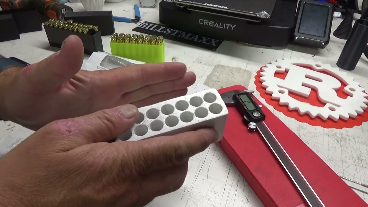 Lets design a new ammo storage box and lid to fit (in the cad) Then print it out