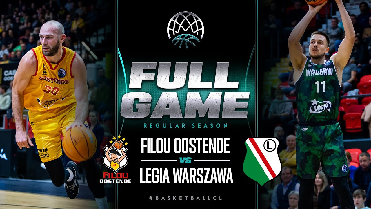 Filou Oostende v Legia Warszawa | Full Game | Basketball Champions League 2022/23