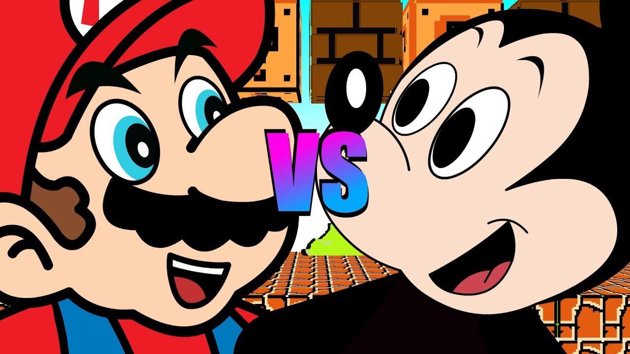Super Mario vs Mickey Mouse - BATALLAS DE RAP ANIMADAS