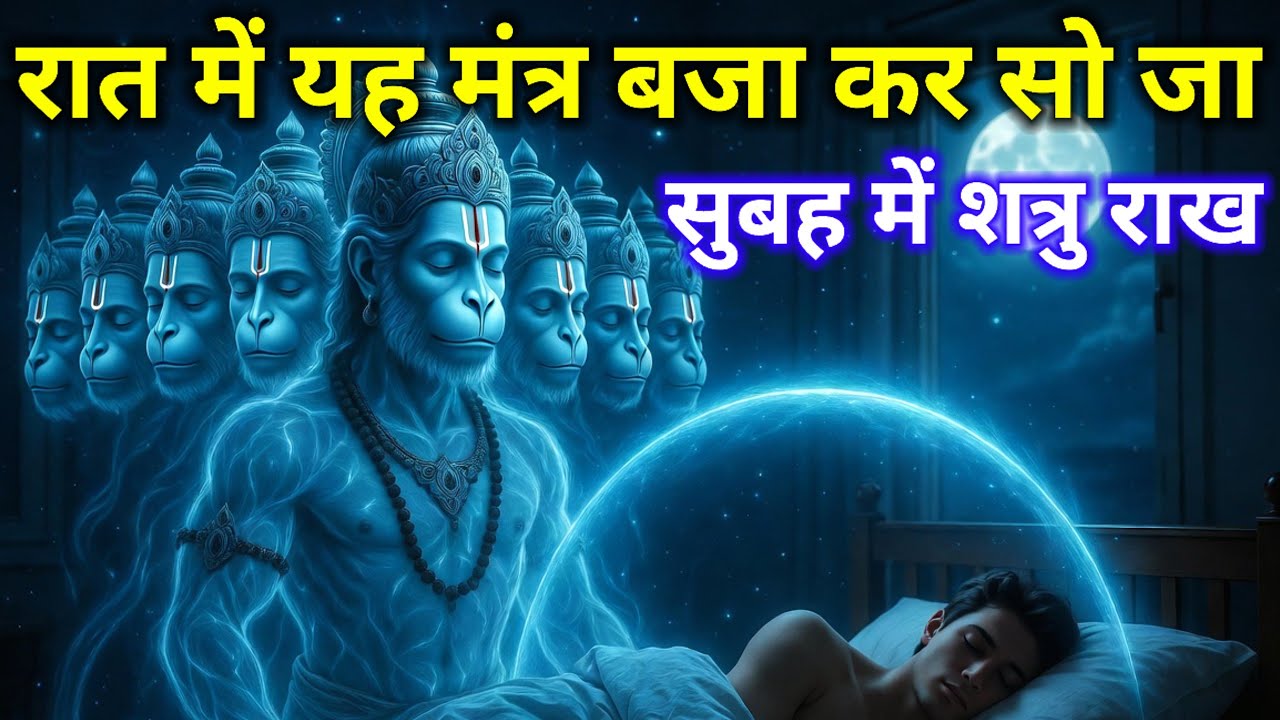 पूरी रात यह मंत्र चलने दो – सुबह होते ही शत्रु नाश #hanumanmantra 