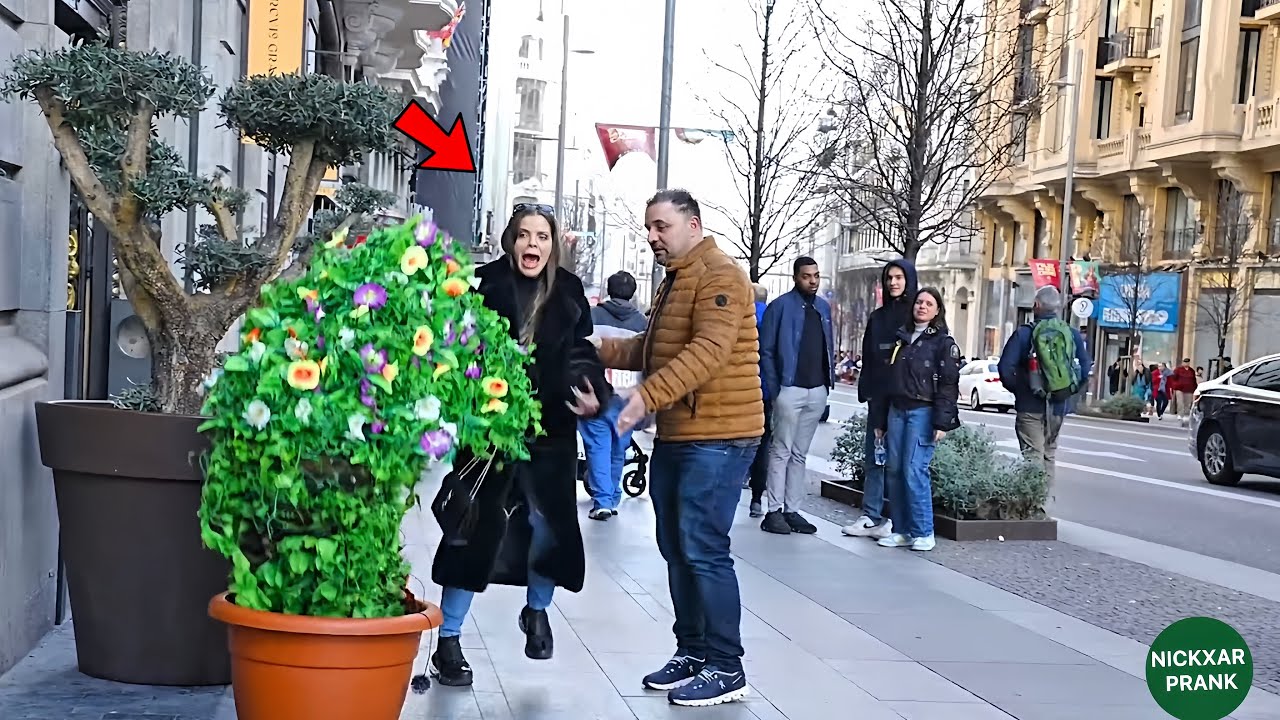 Living Bush Prank ! People Couldn&rsquo;t Believe Their Eyes
