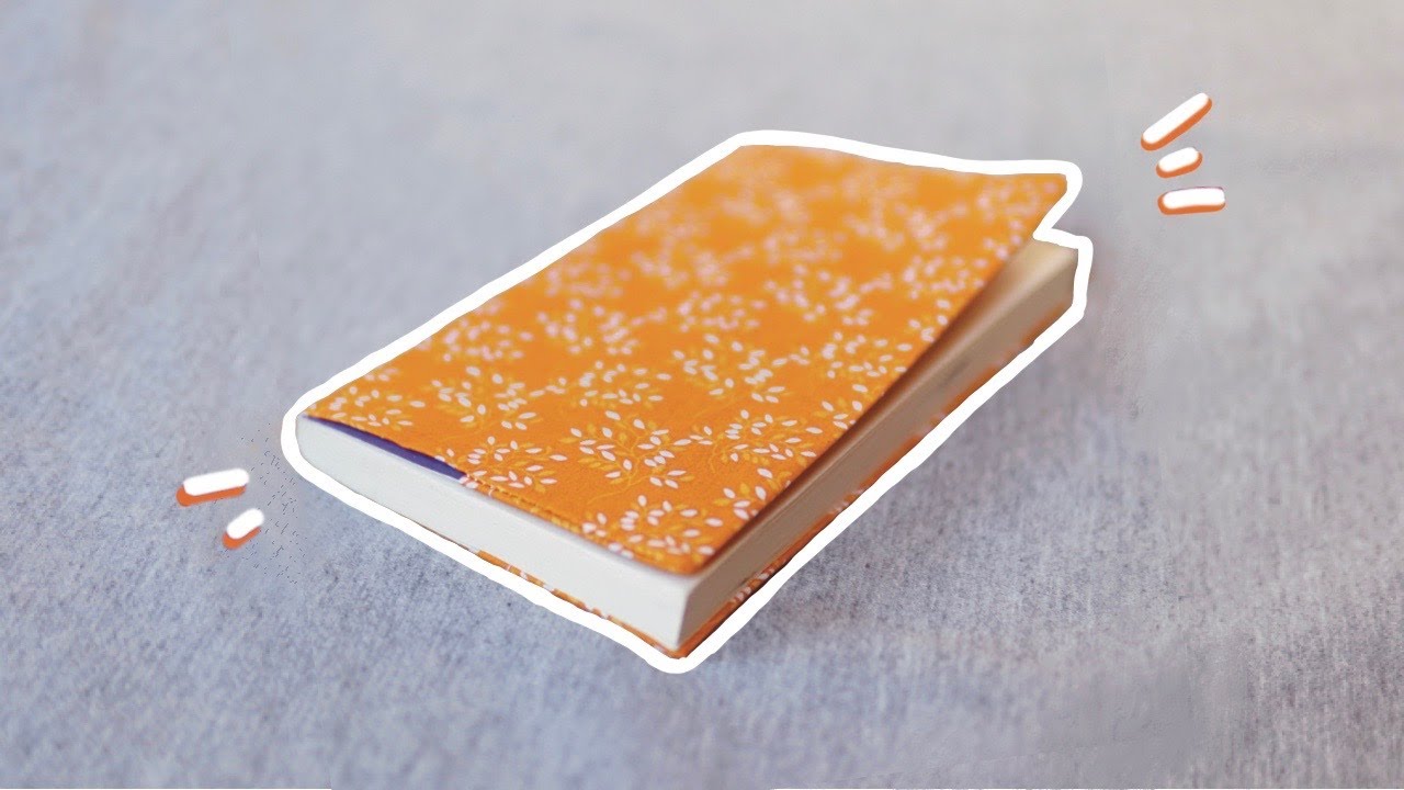 Tuto couture débutant : une couverture de livre ou de cahier en tissu ✨ Marion Blush