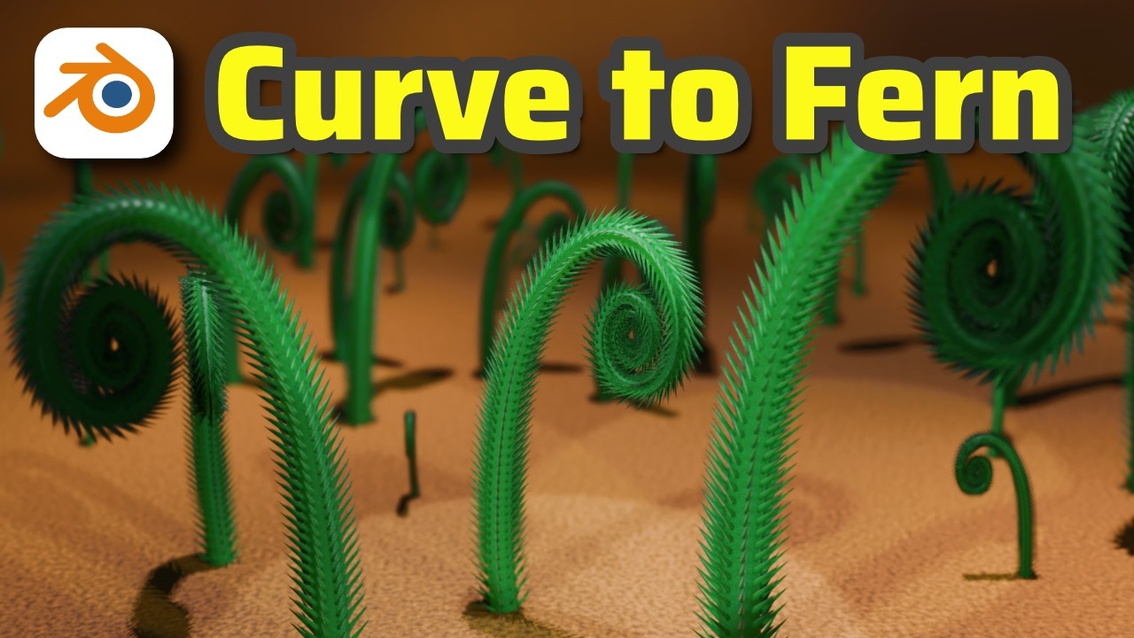 Curve Roll Up Effect in Blender Geometry Nodes | Intermediate Tutorial