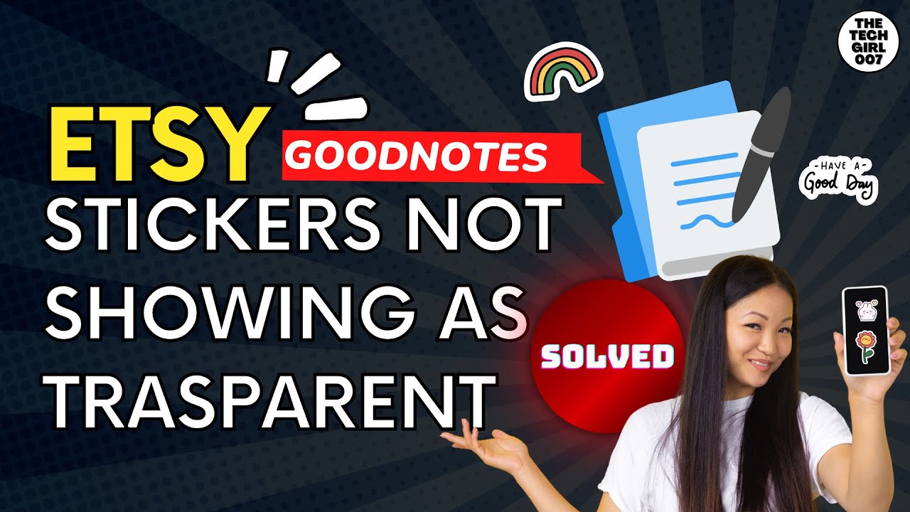 ✅ Stickers not transparent in Goodnotes5 | Etsy digital sticker for digital planner teacher stickers