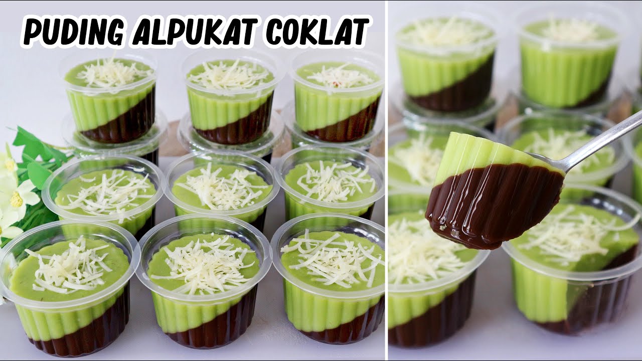 1 Resep jadi BANYAK! BUAT IDE JUALAN OKE BANGET - RESEP PUDING ALPUKAT COKLAT | MUDAH DAN ENAK