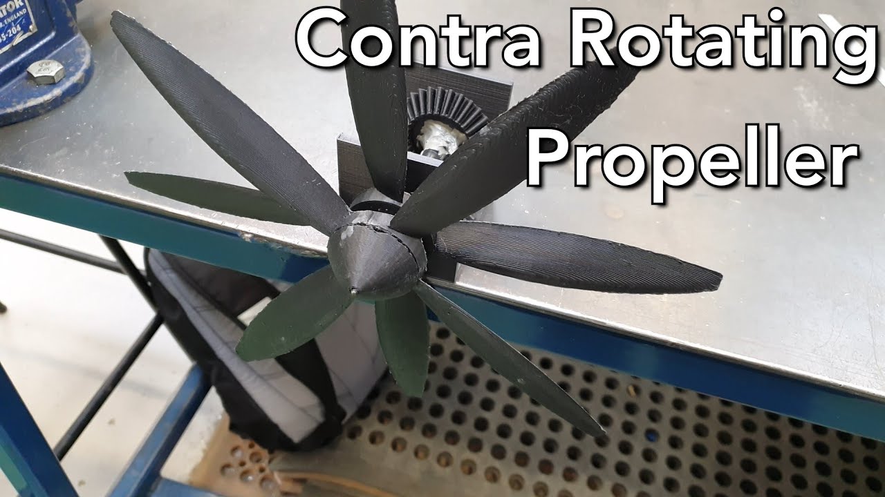 Making Contra Rotating Propeller engine - Part 3: Finished