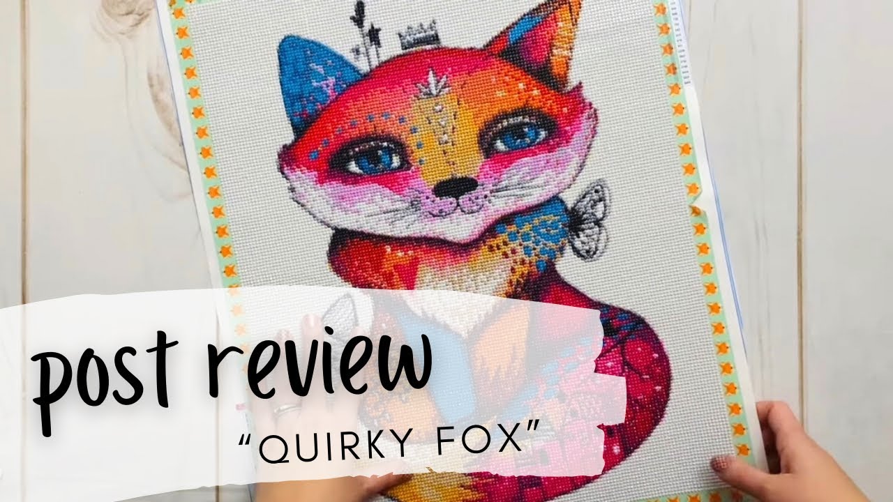 Post Review: &ldquo;Quirky Fox&rdquo; from Diamond Painting Factory UK (now Mindfulness Diamond Painting)