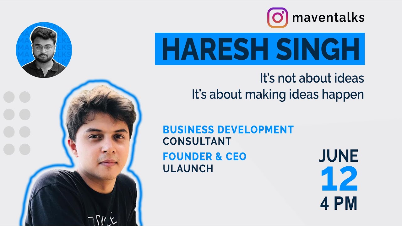Haresh Singh: Founder & CEO at uLaunch