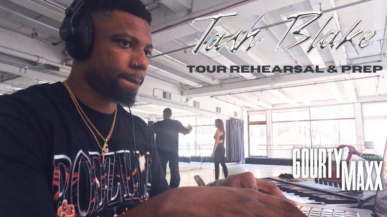 Tash Blake Tour Rehearsal & Prep | VLOG | Day in the life of a Music Director | Gourty Maxx