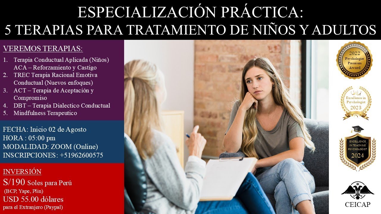 CLASE INTRODUCTORIA - ESPECIALIZACION EN TERAPIAS CONDUCTUALES