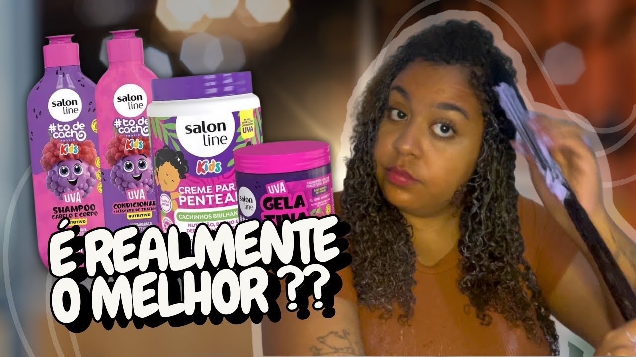 🍇Testei toda a linha do Salon Line Uva, É isso tudo mesmo?