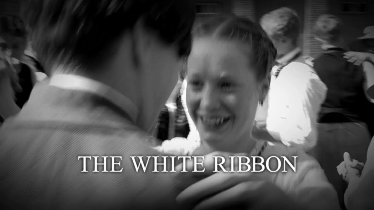 The White Ribbon 2009 Menu Art - Christian Friedel, Ernst Jacobi, Leonie Benesch, Ulrich Tukur