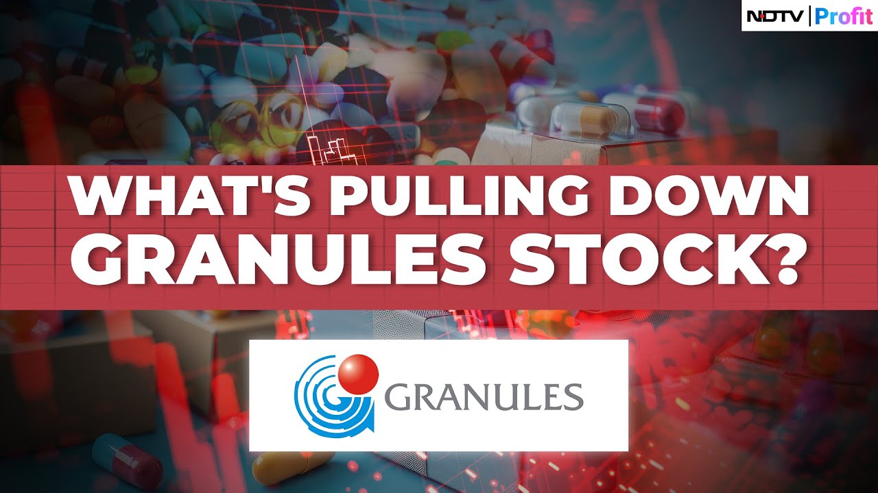 Granules Stock Down 10.5%: What's Ailing Granules India In Trade Today?