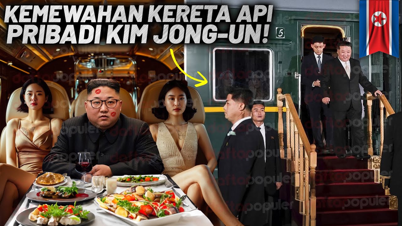 Bongkar Isi Kereta Pribadi Kim Jong Un! Fasilitas Super Mewah Kereta Lapis Baja Pemimpin Korea Utara