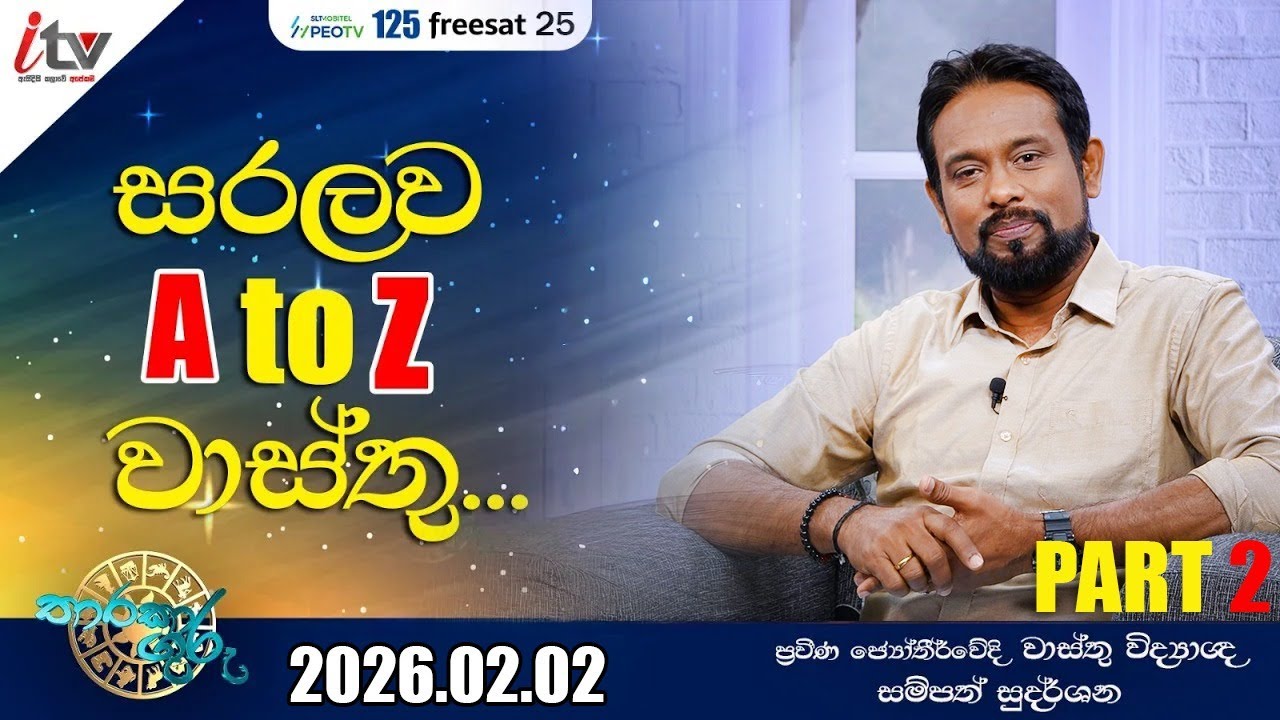“සරලව A to Z වාස්තු…”| PART 2 | තාරකා ගුරු | Feb 2nd | iTV SriLanka