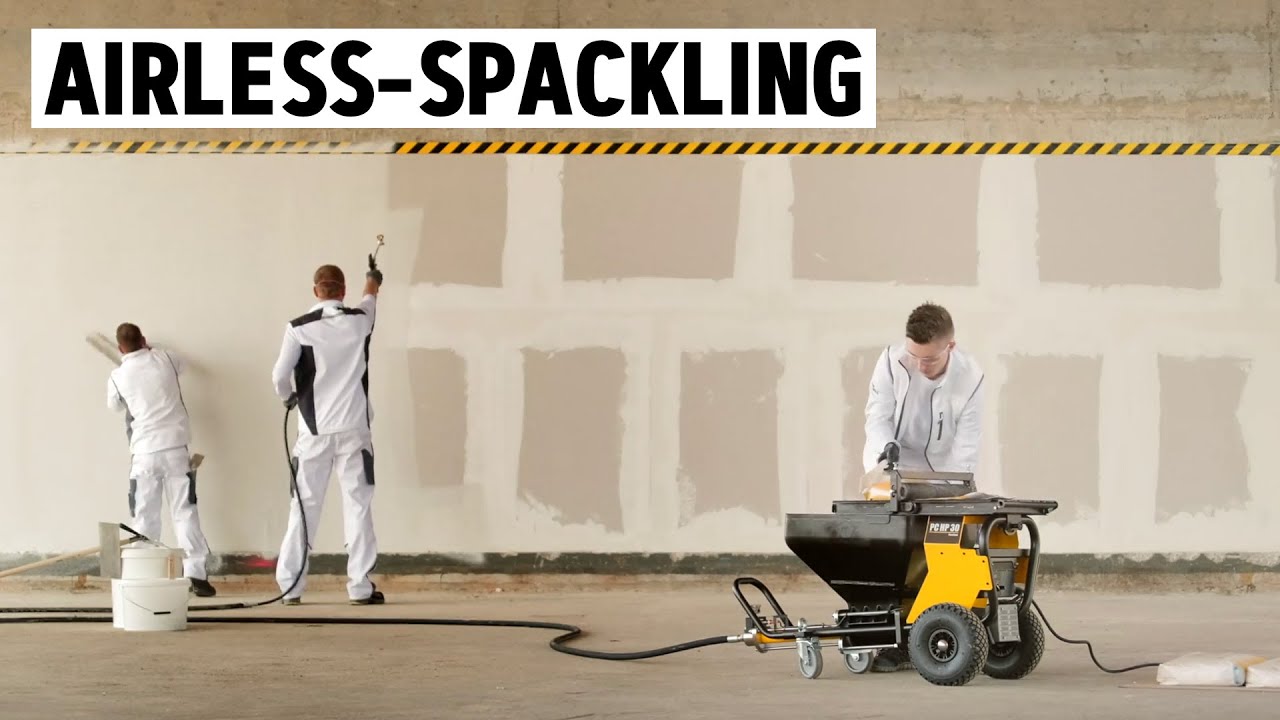 Airless-spackling på ett enkelt sätt – PlastCoat HP 30 i bruk | WAGNER