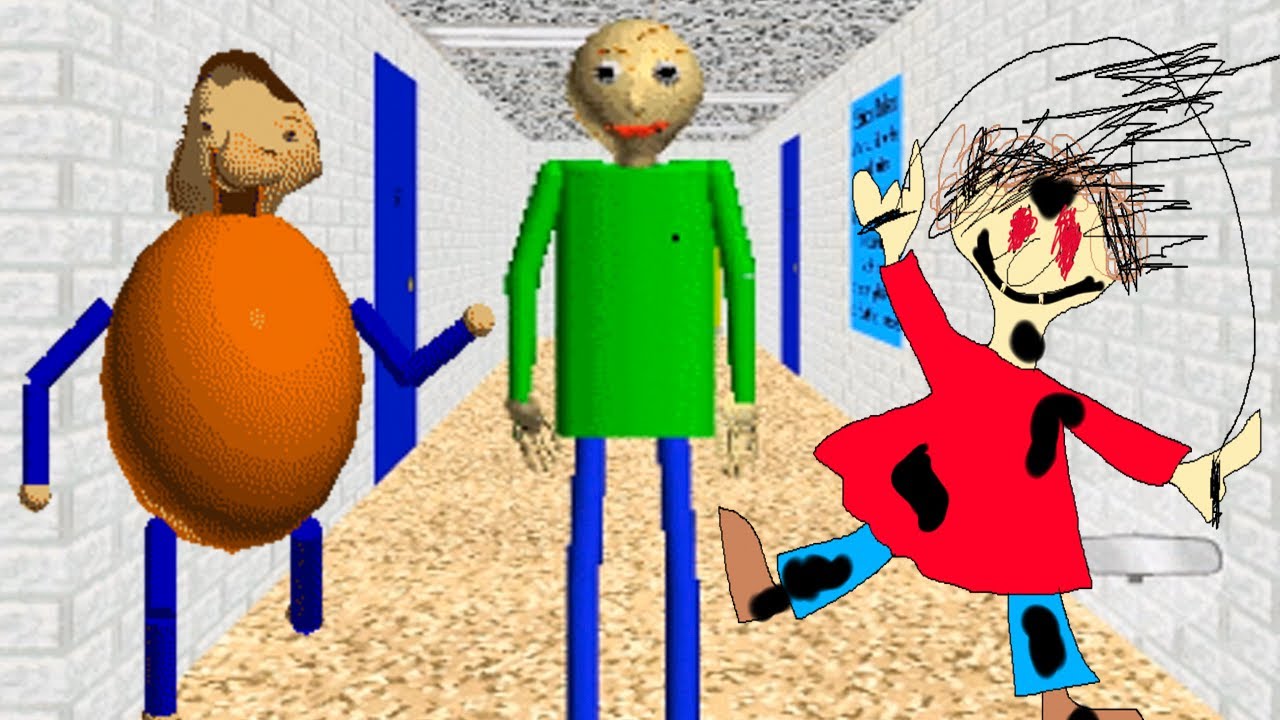 Baldi's Basics Classic Funny Ways Escape Best Moments