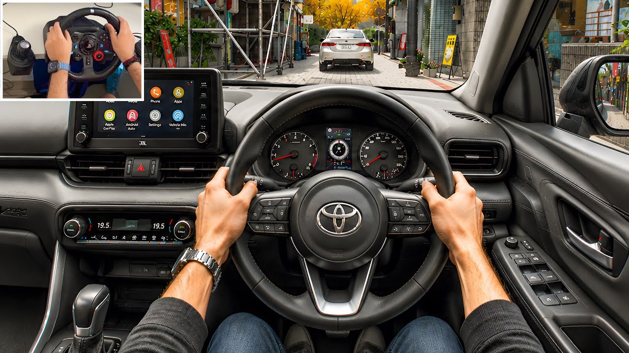Forza Horizon 6 - Realistic POV Drive in Toyota GR Yaris in Tokyo | Steering Wheel Gameplay