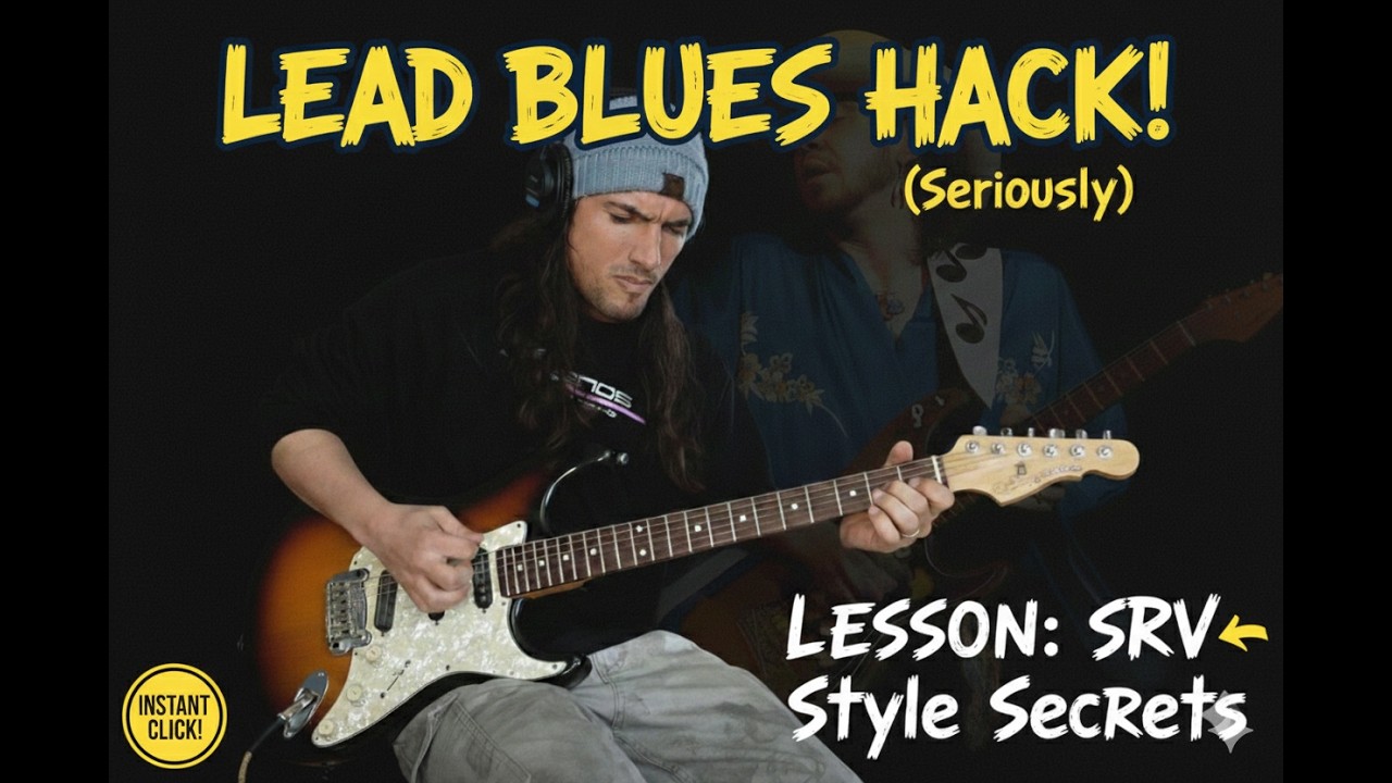 The ONLY Blues Lead Lesson You’ll Ever Need (SRV Style Hack)