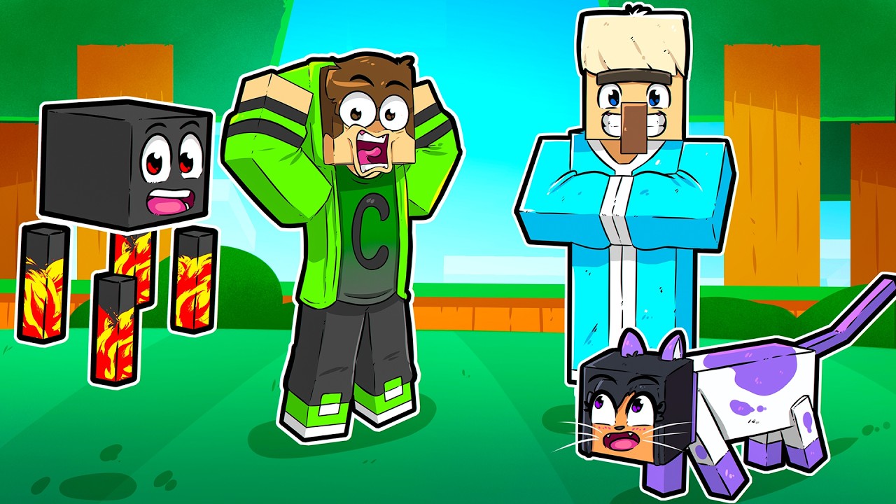 Minecraft, но мобы — ютуберы...