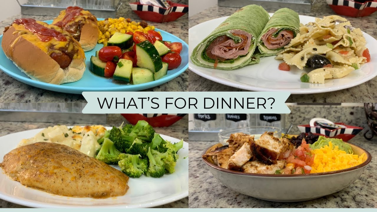 WHAT’S FOR DINNER? | EASY & BUDGET FRIENDLY | REALISTIC WEEKNIGHT MEALS |  MY EASY PEACH TEA