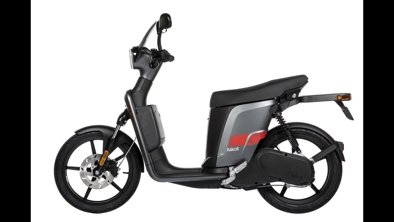 Askol ES2 Evo 2.2kw 28mph Electric Moped Static Review : Green-Mopeds.com