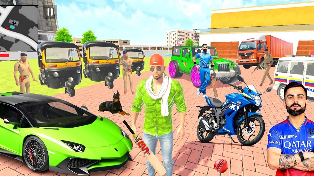 🤩 Virat Kohli Humare Ghar Aagya 💥😱 Indian Theft Auto 💥🤯 Indian Bike Driving 3d Game 💥🤩 New Update 💥🤩